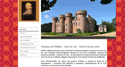 Desktop Screenshot of chateauvillebon28.com