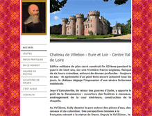 Tablet Screenshot of chateauvillebon28.com